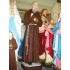 STATUA PADRE PIO IN RESINA INFRANGIBILE X ESTERNO CM. 80