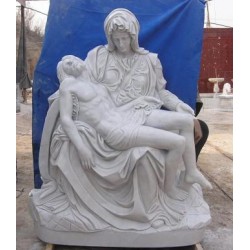 STATUA PIETA' DI MICHELANGELO IN MARMO Cm. 170