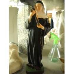 STATUA SANTA RITA IN RESINA INFRANGIBILE X ESTERNO  Cm. 40