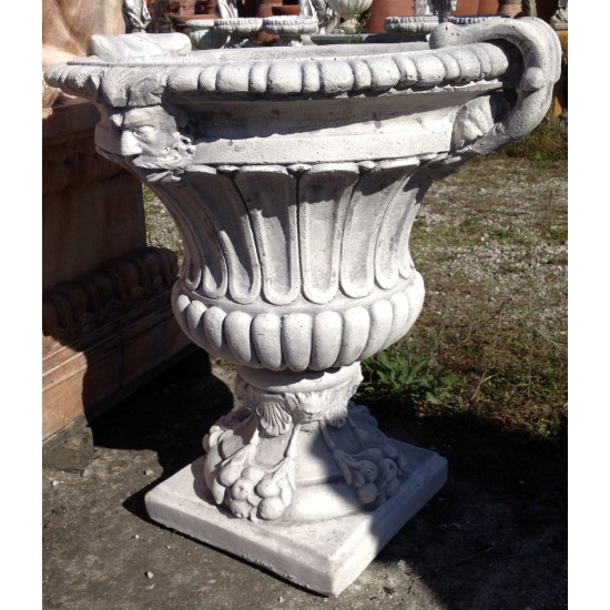 VASO A CALICE IN CEMENTO MOD. 266