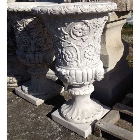 VASO A CALICE IN CEMENTO MOD. 289