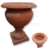 VASO A CALICE LISCIO IN TERRACOTTA TOSCANA CM.75
