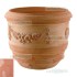 VASO FESTONATO A BARILE IN TERRACOTTA TOSCANA