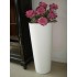 VASO IN RESINA ROTONDO CM. 100X45 BIANCO