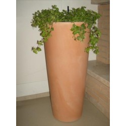 VASO IN RESINA ROTONDO CM. 100X45 TERRACOTTA