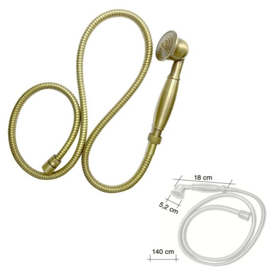 DOCCIA IN OTTONE ATTACCO 3/4" FEMMINA DOCCIA IN OTTONE ATTACCO 3/4" FEMMINA