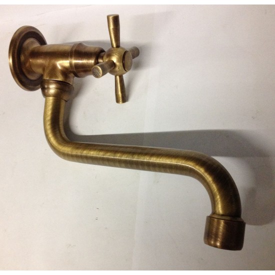 RUBINETTO DA PARETE SINGOLA EROGAZIONE SNODATO RU304 RUBINETTO DA PARETE SINGOLA EROGAZIONE SNODATO RU304