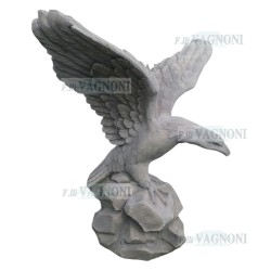 AQUILA IN CEMENTO E MARMO CM. 105X1110