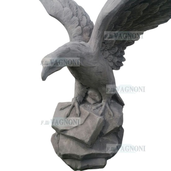 AQUILA IN CEMENTO E MARMO CM. 105X1110