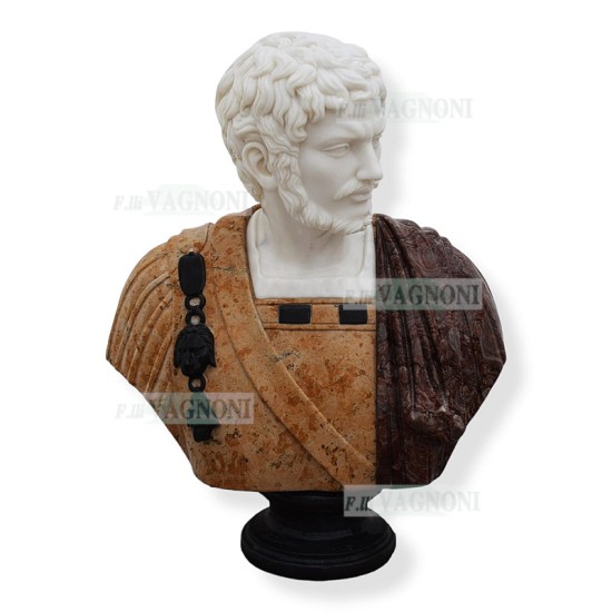 BUSTO IN MARMO ADRIANO 2 - 75 cm. BUSTO IN MARMO ADRIANO 2 - 75 cm.