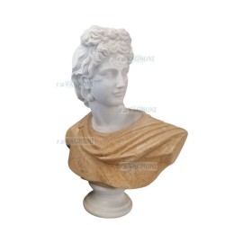 BUSTO IN MARMO APOLLO Cm. 80