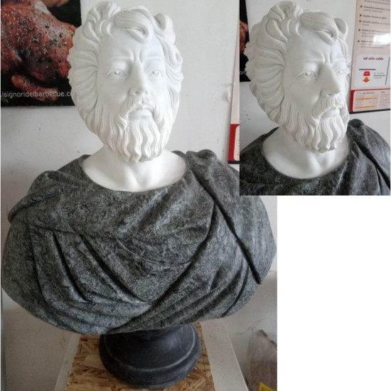 BUSTO IN MARMO Cm. 75 mod. 84 BUSTO IN MARMO Cm. 75 mod. 84