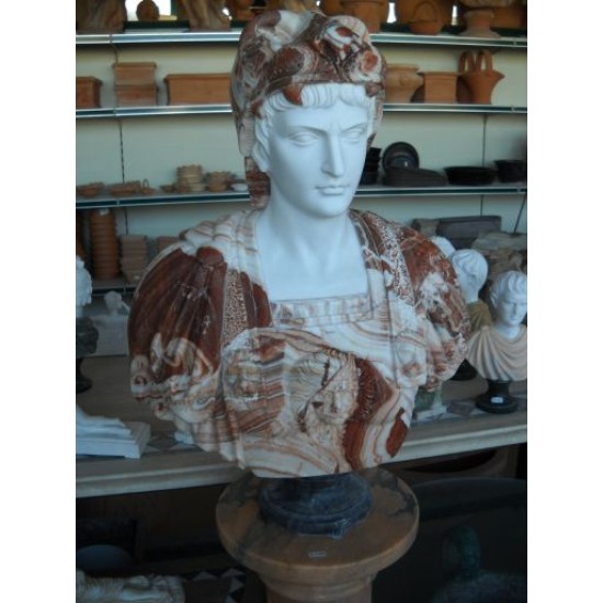 BUSTO IN MARMO Cm. 80 mod. 130 BUSTO IN MARMO Cm. 80 mod. 130