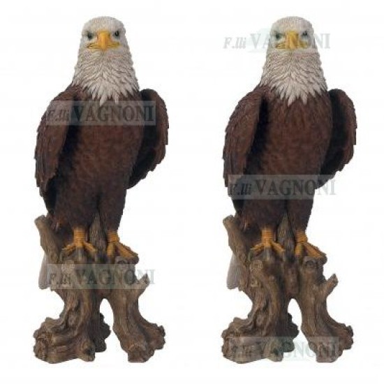 COPPIA DI AQUILE IN RESINA CM. 40 COPPIA DI AQUILE IN RESINA CM. 40