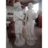 COPPIA STATUE IN CEMENTO VENERE CANOVA+ACQUAIOLA CM. 120