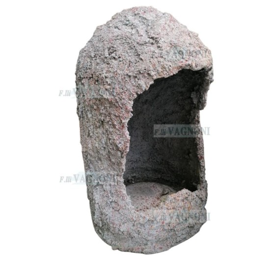 NICCHIA GROTTA CUPOLA PER MADONNA IN CEMENTO RUSTICO Cm. 80 NICCHIA GROTTA CUPOLA PER MADONNA IN CEMENTO RUSTICO Cm. 80