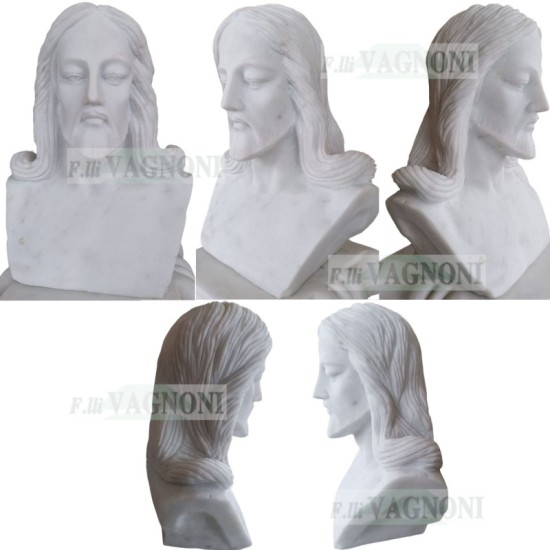 OUTLET BUSTO TESTA CRISTO SACRO CUORE IN MARMO OUTLET BUSTO TESTA CRISTO SACRO CUORE IN MARMO