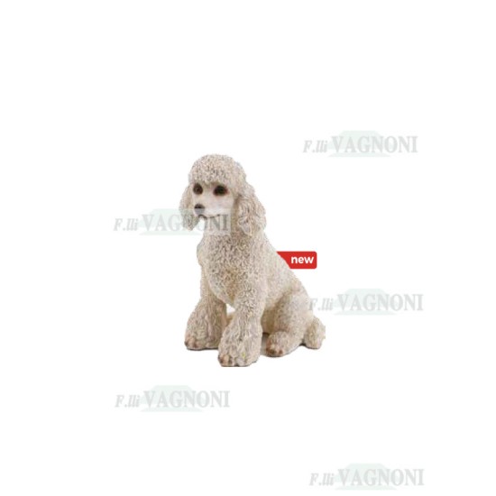 STATUA CANE BARBONCINO IN RESINA CM. 15 STATUA CANE BARBONCINO IN RESINA CM. 15