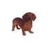STATUA CANE BASSOTTO TEDESCO IN RESINA  CM. 50x33