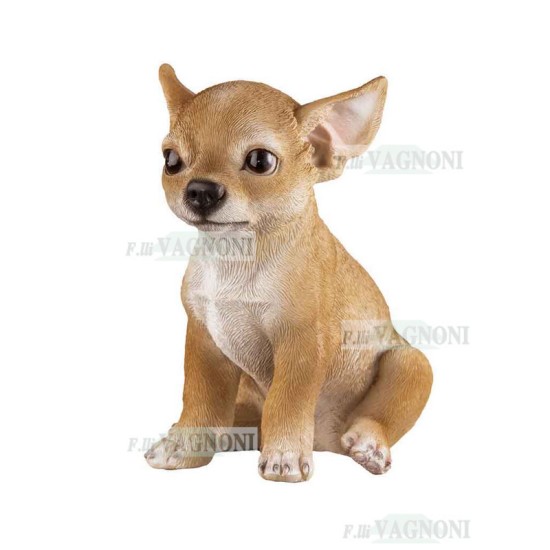 STATUA CANE CHIHUAHUA IN RESINA CM. 18.5 STATUA CANE CHIHUAHUA IN RESINA CM. 18.5