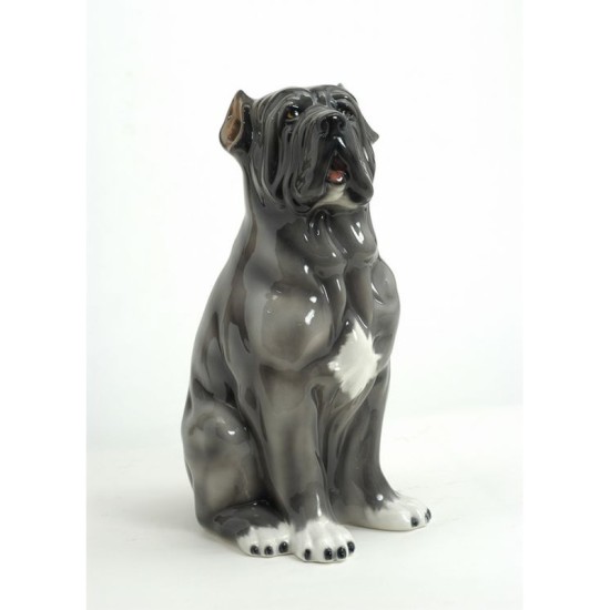 STATUA CANE MASTINO IN CERAMICA CM. 60 -ANIMALI- STATUA CANE MASTINO IN CERAMICA CM. 60 -ANIMALI-
