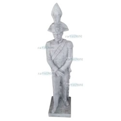 STATUA CARABINIERE IN CEMENTO CM. 145