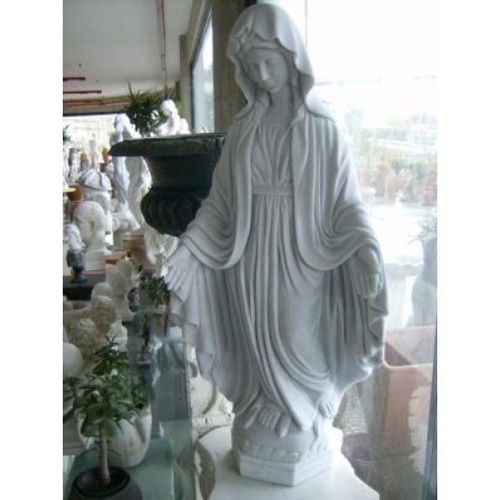 STATUA IN MARMO MADONNA IMMACOLATA Cm. 80 STATUA IN MARMO MADONNA IMMACOLATA Cm. 80