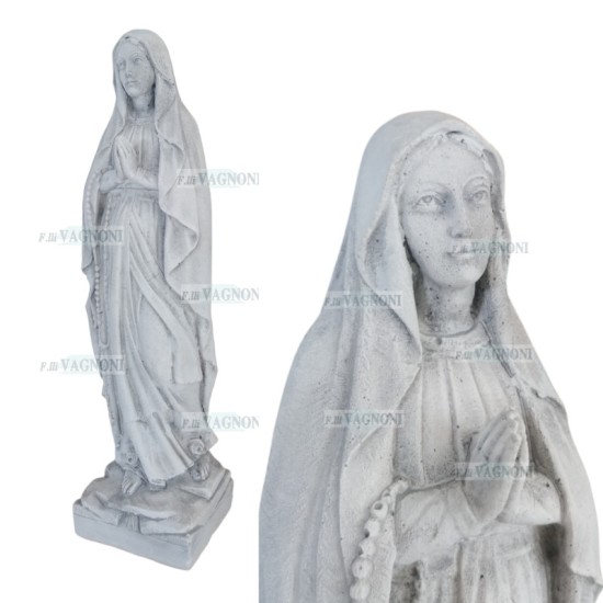 STATUA MADONNA DI LOURDES IN CEMENTO CM. 50 STATUA MADONNA DI LOURDES IN CEMENTO CM. 50