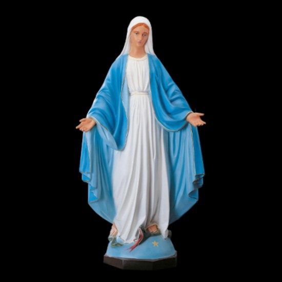 STATUA MADONNA IMMACOLATA CM130 IN RESINA INFRANGIBILE X ESTERNO STATUA MADONNA IMMACOLATA CM130 IN RESINA INFRANGIBILE X ESTERNO