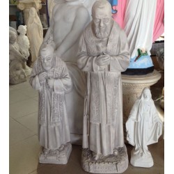 STATUA PADRE PIO IN CEMENTO CM. 80