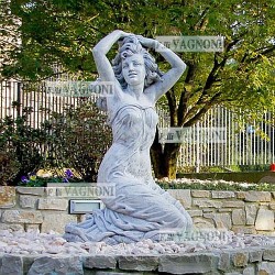 STATUA VENERE SORRISO IN CEMENTO CM. 132