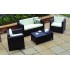 SET SALOTTO + TAVOLINO IN POLYRATTAN MOD. 419101