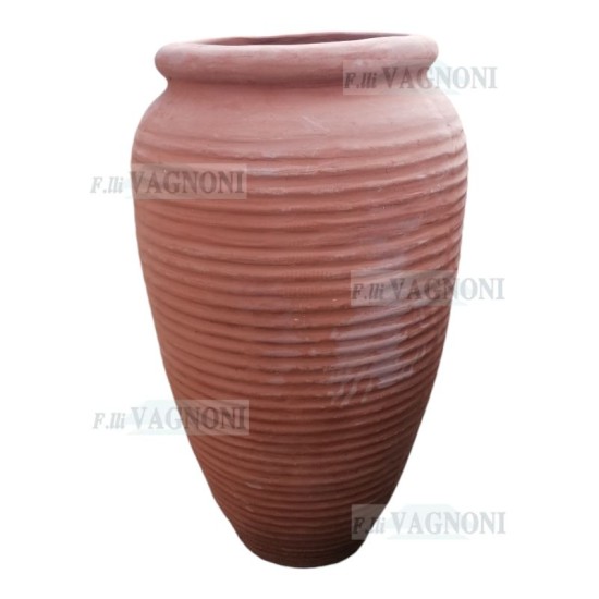 ORCIO ANFORA STILE GRECIA IN TERRACOTTA CM.100x55 ORCIO ANFORA STILE GRECIA IN TERRACOTTA CM.100x55