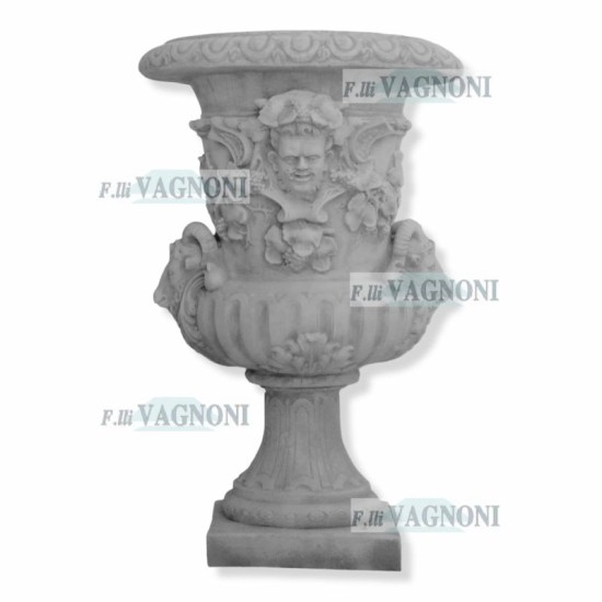 VASO A CALICE IN CEMENTO CM. 130x80/240 VASO A CALICE IN CEMENTO CM. 130x80/240