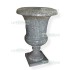 VASO A CALICE IN MARMO VERDE CM. 60