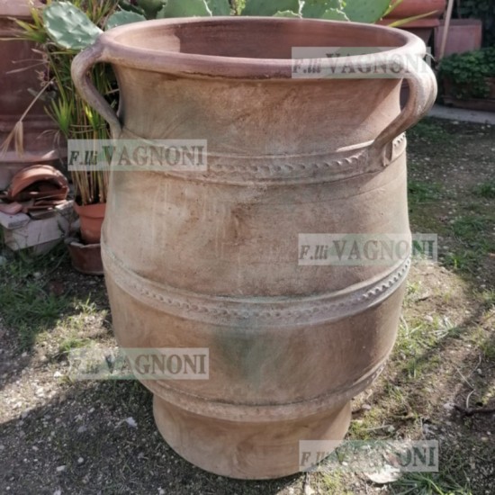 VASO ANFORA IN TERRACOTTA PATINATA ANTICA GRECIA 70x54 VASO ANFORA IN TERRACOTTA PATINATA ANTICA GRECIA 70x54